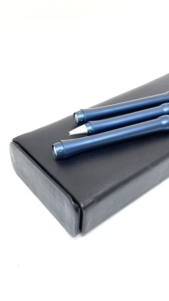Mavi Ergonomik Tasarımlı 3 lü Kalem Seti - 3