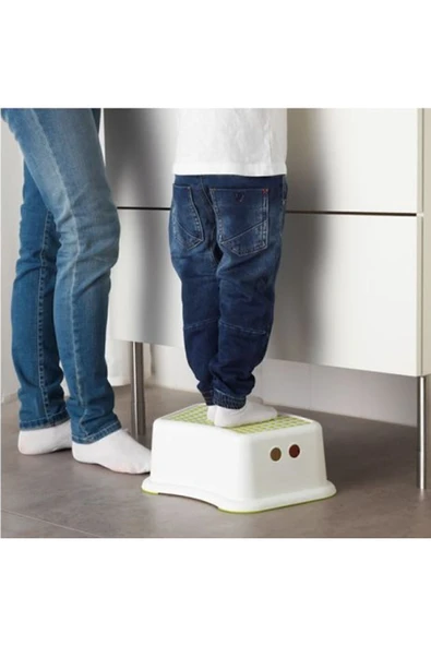 IKEA Çocuk Kaydırmaz Banyo Basamağı Çocuk Tabure Çocuk Banyo Yükseltici - 2