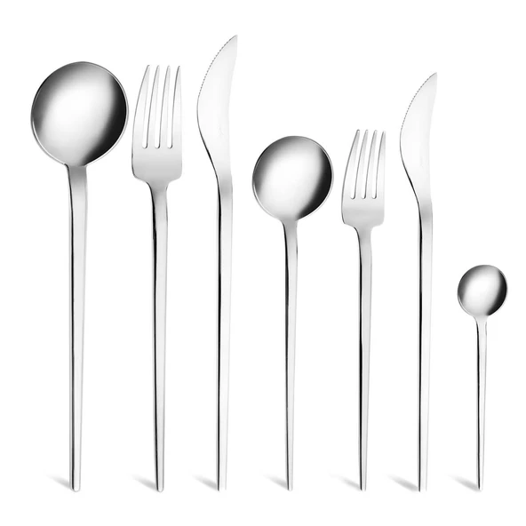 Jumbo 4400 Fallen 84 Parça 12 Kişilik Çelik Çatal Kaşık Bıçak Takımı - Resim 8