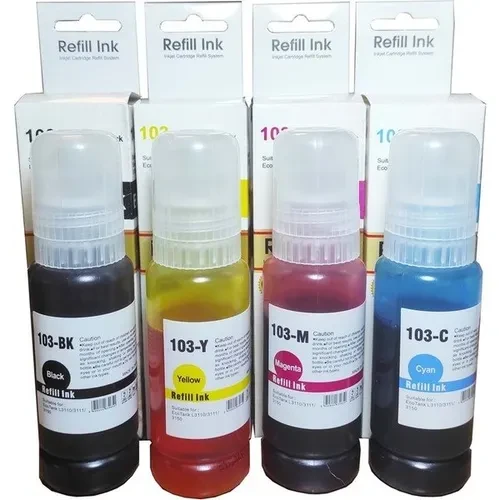 Perfix | Epson 103 Siyah Muadil Toner 70Ml ( L3110 - L3111 - L3150 - L3151 - L5190 - C13T00S14A - T00S14A ) - 3