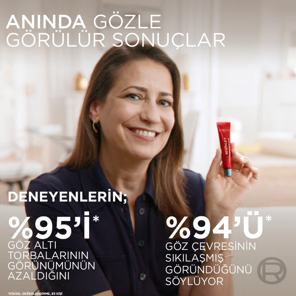 Loreal Paris Revitalift Lazer Eyebag Instant Eraser Göz Altı Torba Görünümüne Karşı Etkili Göz Kremi 15ml - Resim 4