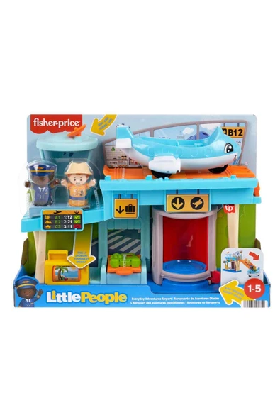 Fisher Price Little People Eğlenceli Hava Alanı HTJ26 - 5