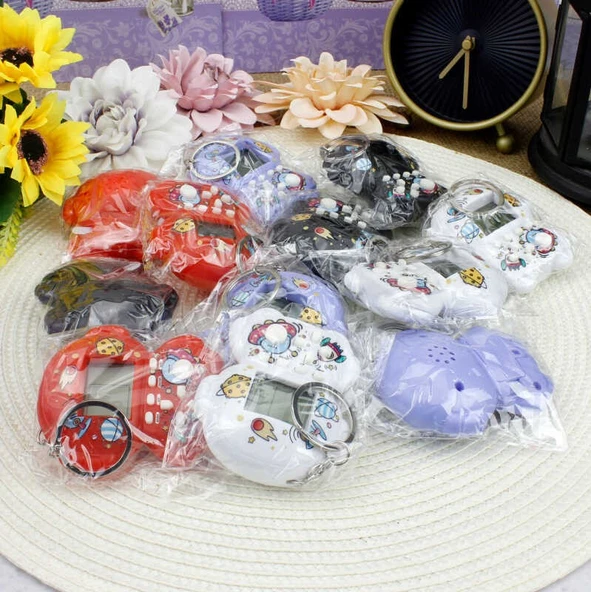 Tetris Anahtarlık Tetris Oyunlu Astronot Çanta Süsü-Anahtarlık (1 Adet) - 4