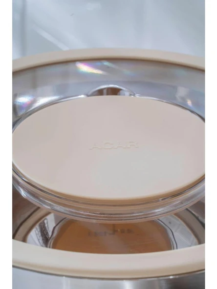 Acar Focus Pro Rendeli 9 Parça Karıştırma Saklama Kabı Krem 08121 - 3