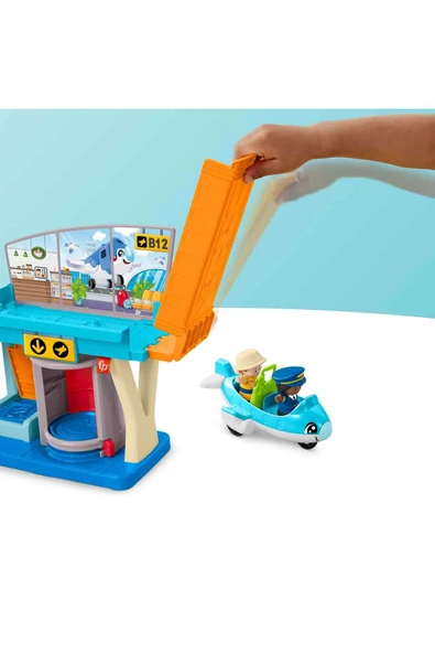 Fisher Price Little People Eğlenceli Hava Alanı HTJ26 - 3