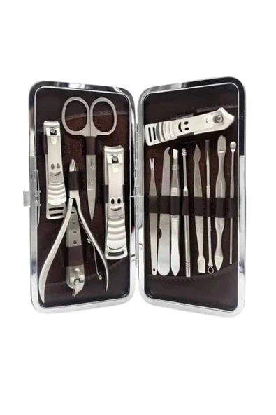 12 Parça Manikür Pedikür Seti - Resim 3