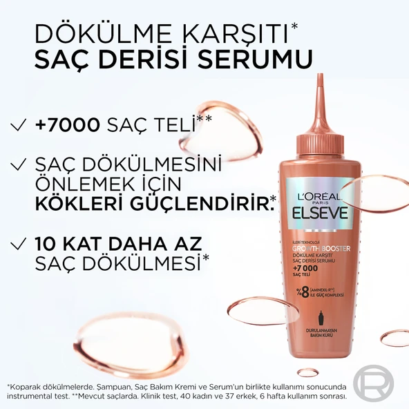 L'Oréal Paris Elseve Growth Booster Dökülme Karşıtı Saç Derisi Serumu 102ml - Resim 4
