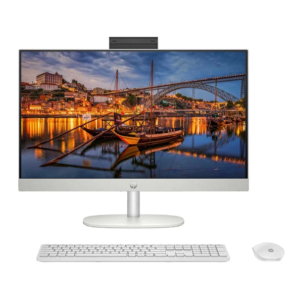 HP 24-CR0011NT 80N40EA008 Ryzen7 7730U 32GB 1TBSSD 23.8" FHD W11P All In One Bilgisayar - 1
