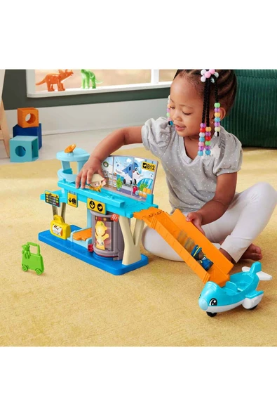 Fisher Price Little People Eğlenceli Hava Alanı HTJ26 - 4