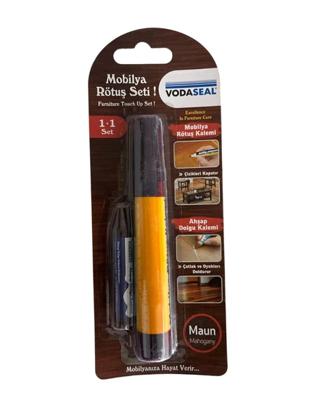 MOBİLYA AHŞAP RÖTUŞ VE DOLGU KALEMİ MAUN VODASEAL - 1
