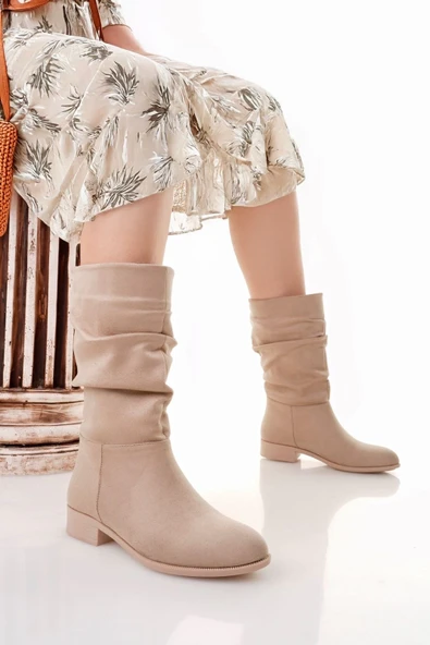 Plod Bej Süet Çizme ürün görseli 1