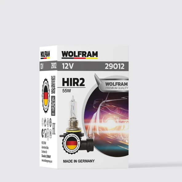 WOLFRAM HIR2 12V 55W STANDART IŞIK