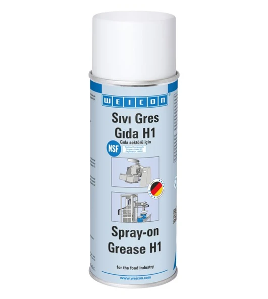 WEİCON GIDA UYUMLU KOKUSUZ SIVI GRES H1 - 1