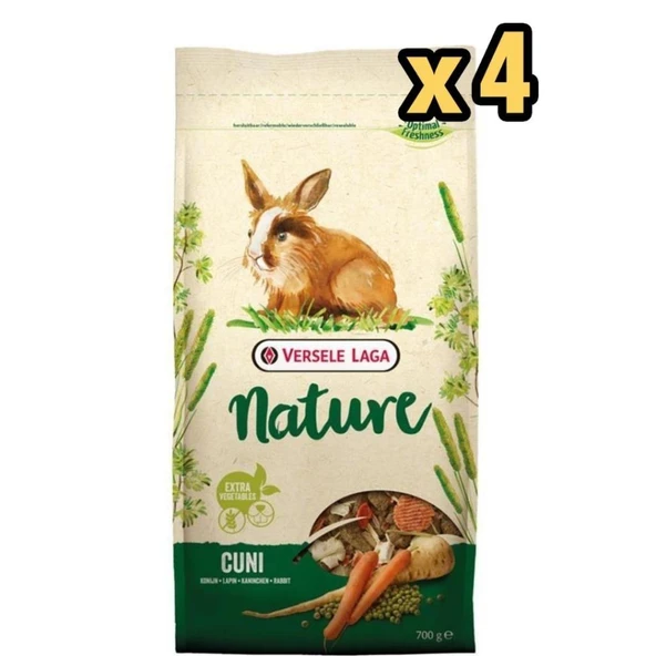 Versele Laga Nature Cuni Tavşan Yemi 700gr X 4 Adet ürün görseli
