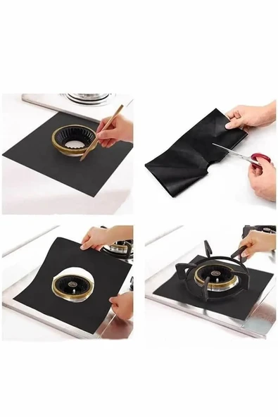 Mithra Life 4 lü Ocak Koruyucu Ped Örtüsü MIT1194 - Resim 3