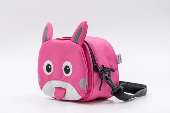 Bisiklet Gidon Çantası  Hydra Pembe-Beyaz (Omuz Askılı) Çocuk Bisikleti Direksiyon Çantası ürün görseli