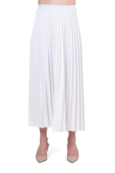 İnvee Pliseli Etek EKRU 6998 - Resim 3