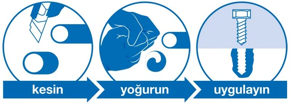 WEICON PLASTİK TAMİR ÇUBUĞU 57GR - 3