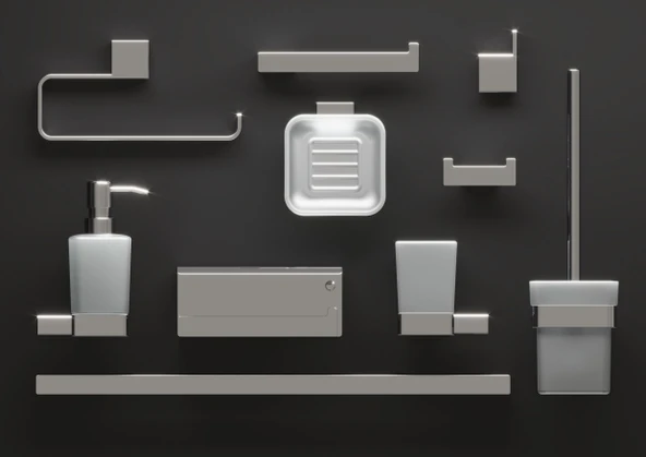 Line Bathroom MOON BORNOZ ASKILIK 127101 Krom - 2