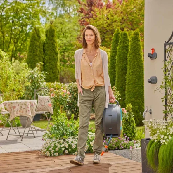 Gardena 18695 Otomatik Hortum Makarası Seti 25mt - Resim 5