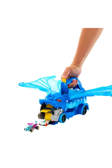 Hot Wheels Ultimate Dual Dragon Transporter JBM72 - Resim 5