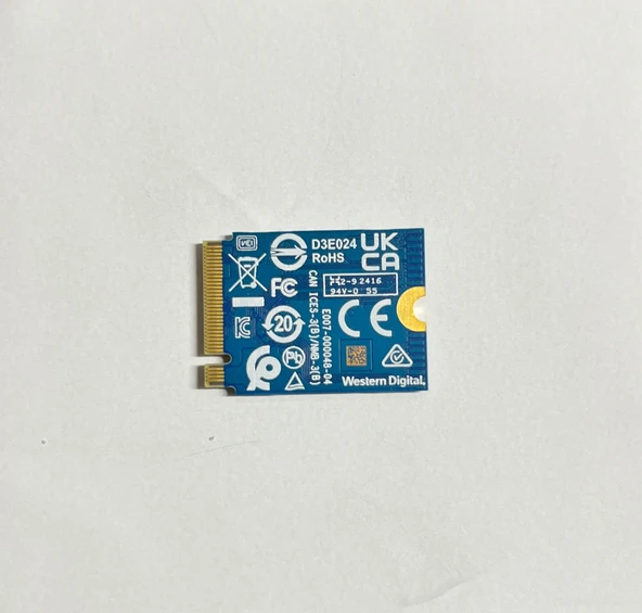 WESTERN DIGITAL PC SN5000S NVME SSD 512GB M.2 2230 SDEPTSJ-512G - Resim 2