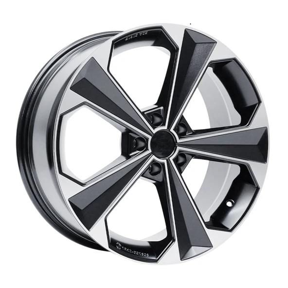 5*112*18*8.0 ET38 CH72.6 TITANIUM DIAMOND BAVYERA