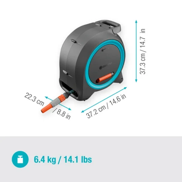 Gardena 18695 Otomatik Hortum Makarası Seti 25mt - Resim 3