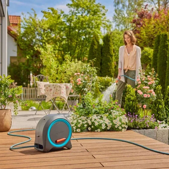 Gardena 18695 Otomatik Hortum Makarası Seti 25mt - Resim 6