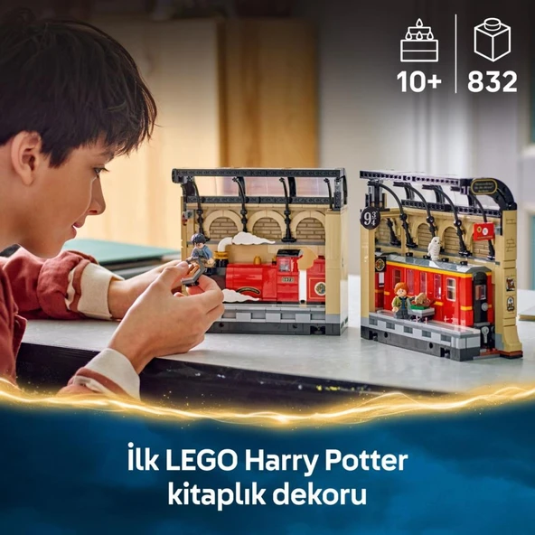 LEGO 76450   Harry Potter™ Kitaplık Dekoru: Hogwarts™ Ekspresi - Resim 5