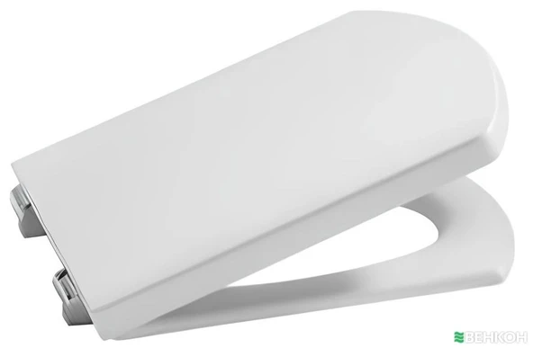 Quarter Bath SCD Duroplast Metal Menteşeli Yavaş Kapanan Tuvalet Kapağı Beyaz