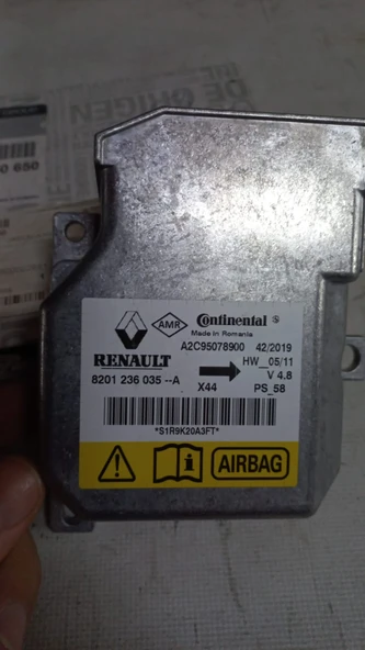 Renault Kango III,Kango 3 HAVA YASTIK AIRBAG BEYNI ORJINAL Renault Mais Yeni Sıfır Parçadır  8201150650 - 6