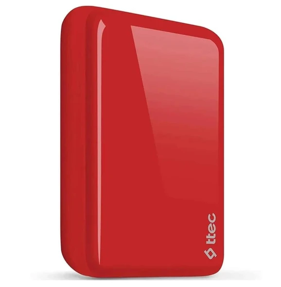 OUTLET Ttec ReCharger S 2A Powerbank 10000 mAh Kırmızı - 2BB174K OUTLET - 5