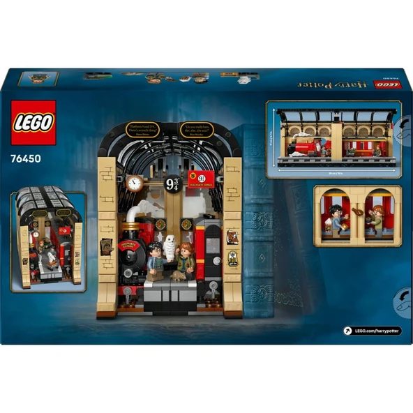 LEGO 76450   Harry Potter™ Kitaplık Dekoru: Hogwarts™ Ekspresi - Resim 4