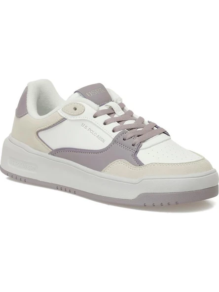 U.S.POLO ASSN TIANA 5PR BEYAZ LILA COMFORT CASUAL SPOR AYAKKABISI - 2