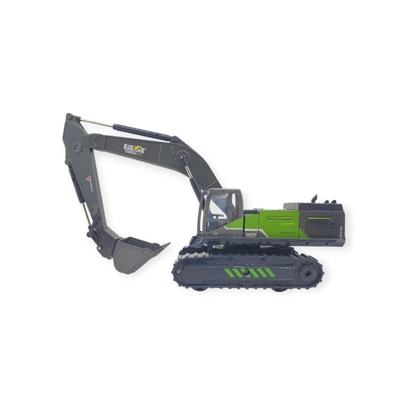 Metal İş Makinası Excavator - Tekerlekli 26cm - 601-4 - 2