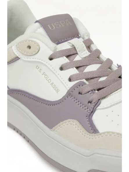 U.S.POLO ASSN TIANA 5PR BEYAZ LILA COMFORT CASUAL SPOR AYAKKABISI - 9