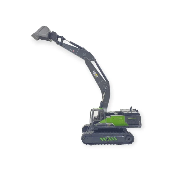 Metal İş Makinası Excavator - Tekerlekli 26cm - 601-4 - 3