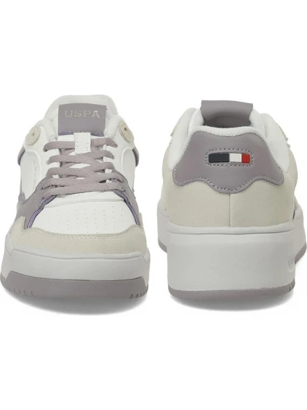 U.S.POLO ASSN TIANA 5PR BEYAZ LILA COMFORT CASUAL SPOR AYAKKABISI - 7