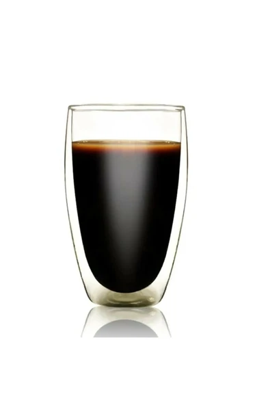 Mithra Life 500ML Çift Cidarlı Isı Yalıtımlı Cam Şeffaf Kupa Bardak MIT1205 ürün görseli