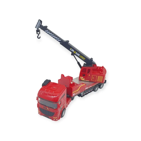 Metal İtfaiye Arabası - Vinç 26cm - 706-43 ürün görseli