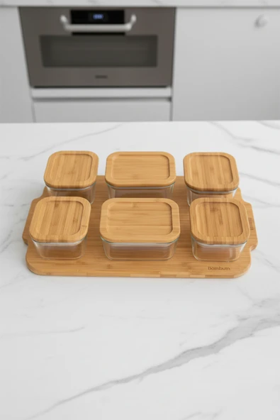 Bambum Enzo - 13 Parça Cam Kahvaltılık - Resim 3