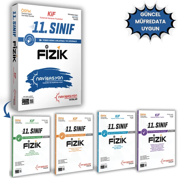 11. Sınıf Fizik Kademeli İlerleme Fasikül Seti (MEB Müfredatına Uygun-ÖSYM Ayarında)