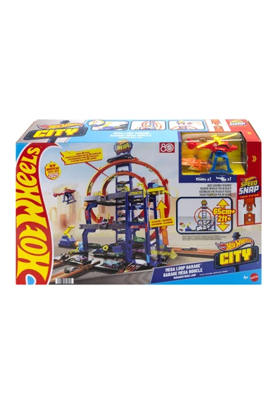 Hot Wheels Cıty Mega Loop Garage JBM74 - Resim 6
