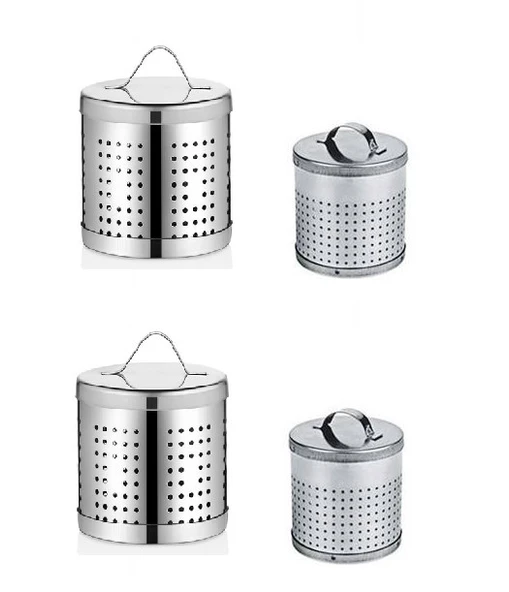 Çaydanlık içi süzgeç - kafes süzgeç 4 lü çay süzgeci seti 2 boy ürün görseli