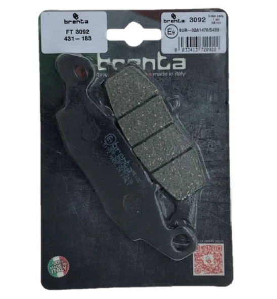 Kawasakı Vn 800 1999-2006 Brenta Ön Fren Balata Ob - Resim 2