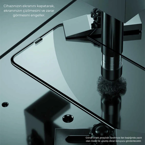 Samsung Galaxy A06 Uyumlu Tam Kaplayan Kalın Parlak 5D Ekran Koruyucu - 5