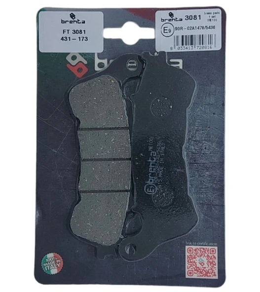 Honda Transalp 700 Brenta Ön Fren Balata Ob ürün görseli