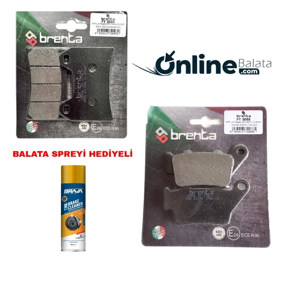 Aprilia Pegaso 650 Strada Brenta Fren Balata Takımı Ön Ve Arka Ob4262 ürün görseli