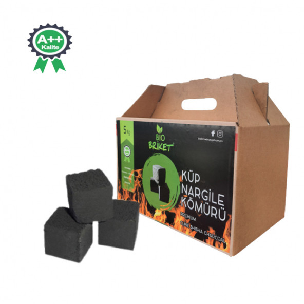 Bio Briket Küp Nargile Kömürü 26mm A++ Kalite